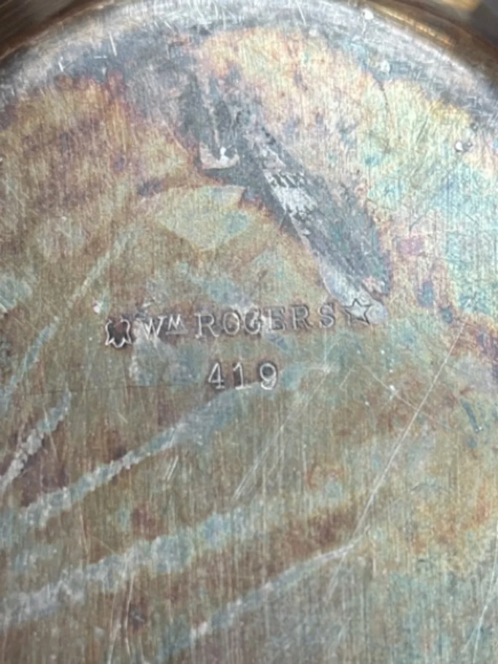 Wm Rogers classic oval